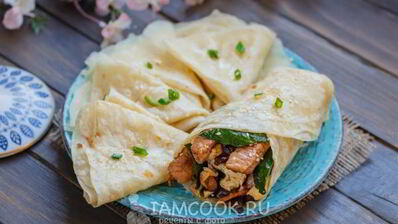 мандаринские блинчики