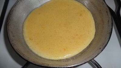 манно-тыквенные блинчики с ореховым соусом