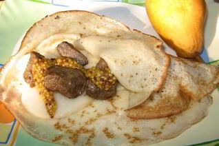 Блины с бананом