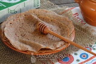 Полбяные блины на воде