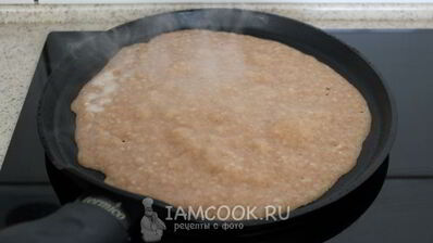 полбяные блины на воде