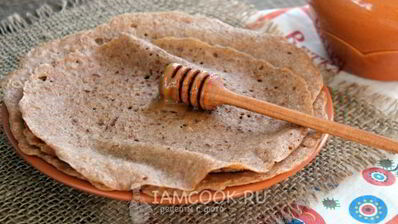 полбяные блины на воде