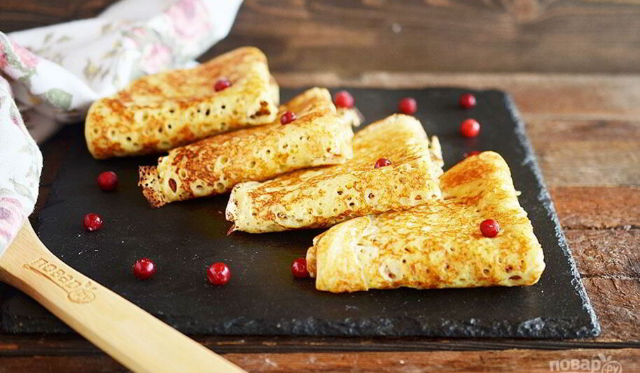 Рецепт пшенных блинов боярских