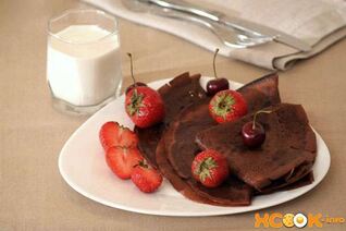 Шоколадные блины