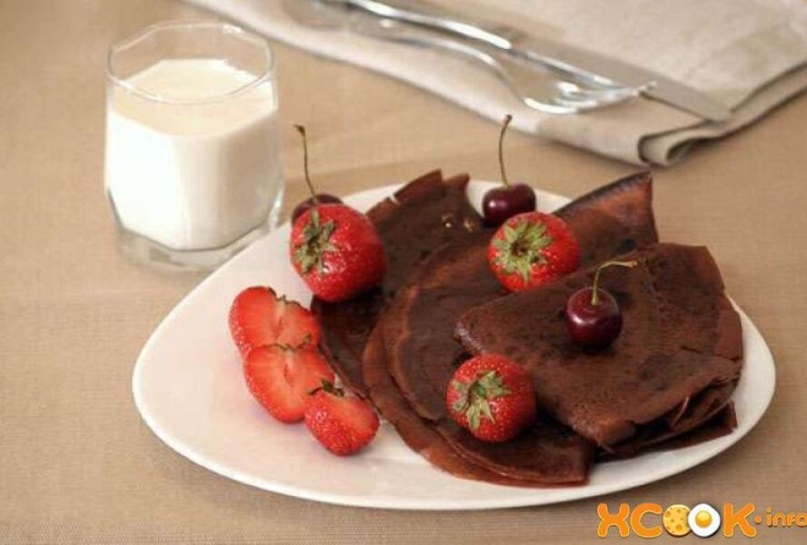 Шоколадные блины