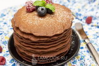 Шоколадные панкейки