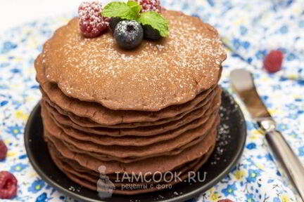 Шоколадные панкейки