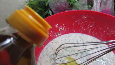 сырные блины с зеленью