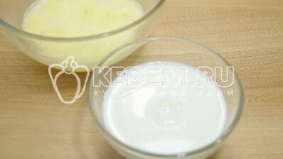 яичные блинчики с колбаской