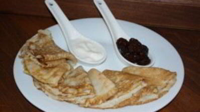 заварные блинчики ажурные на кефире