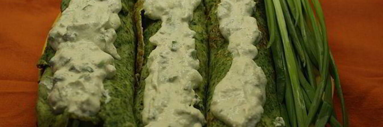 Зеленые блины