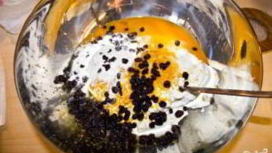 апельсинно-лимонные ватрушки с изюмом