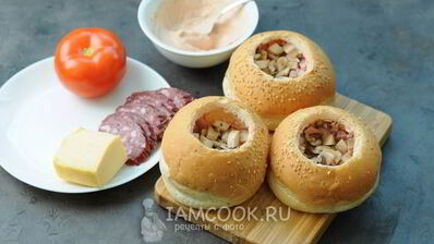 булочки-пиццы