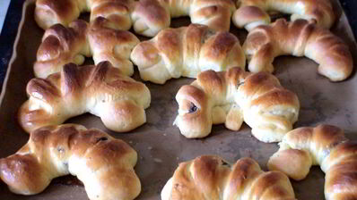 булочки с карамелизированным маком