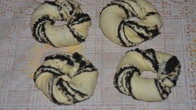 булочки с маком