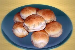 Быстрые булочки без яиц и дрожжей