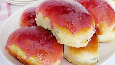 дрожжевые булочки с маком