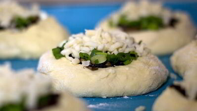 грибные ватрушки