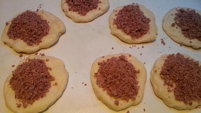 паровые булочки с фасолью по-корейски