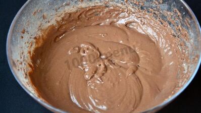 шоколадная королевская ватрушка с какао