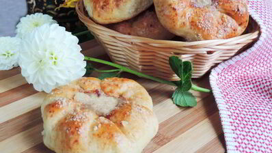 творожные булочки осеннее чаепитие