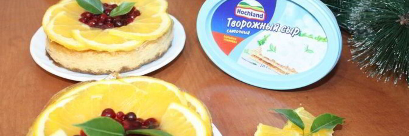 Апельсиновые мини-чизкейки