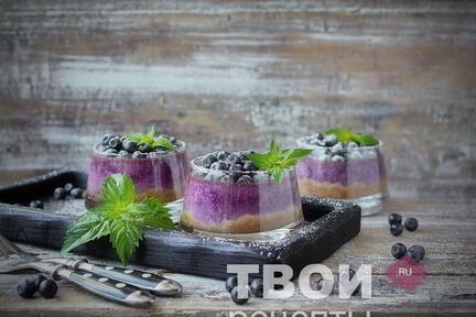 Черничный чизкейк