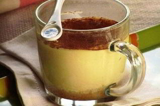 Чизкейк с апельсиновым соком в микроволновке