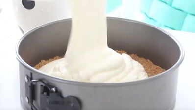 чизкейк с персиками