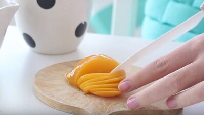 чизкейк с персиками