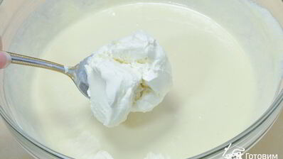 чизкейк с яблоками и маком