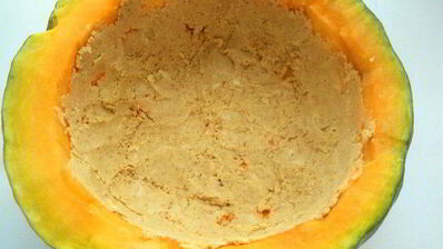 чизкейк в тыкве паутинка