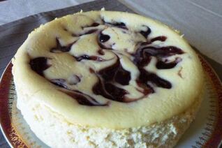 Домашний малиновый чизкейк в духовке