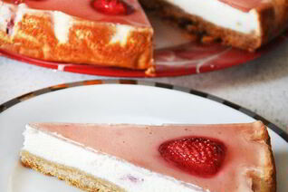 Клубничный чизкейк