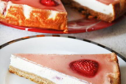 Клубничный чизкейк