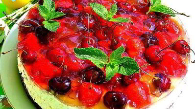 лимонный чизкейк лето