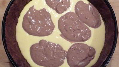 мраморный шоколадный чизкейк