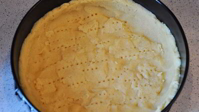 ванильный чизкейк с голубикой