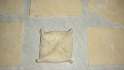 домашние слойки с печенью