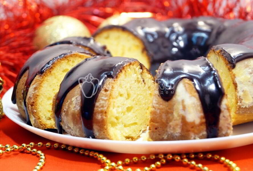 Апельсиновый кекс на Рождество