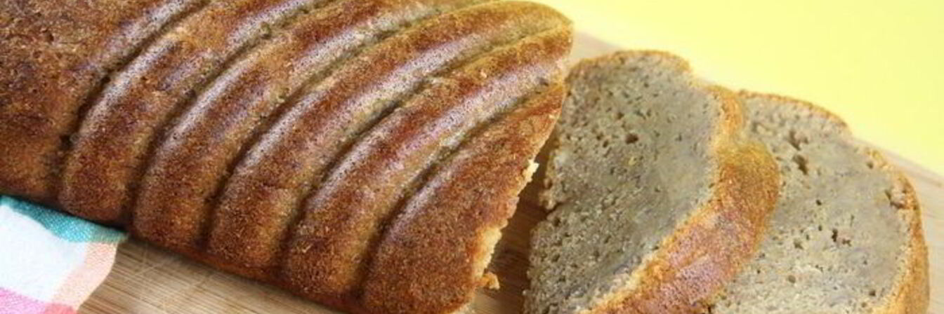 Бананово-медовый кекс с цельнозерновой мукой