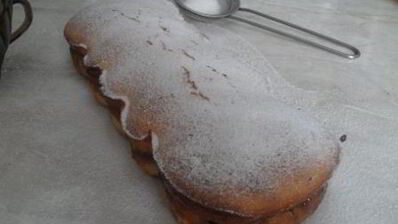 двойной кекс с прослойкой из варенья