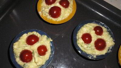 кабачковые кексы с хрустящей посыпкой