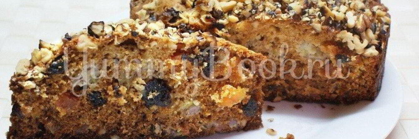 Кекс ореховый с сухофруктами