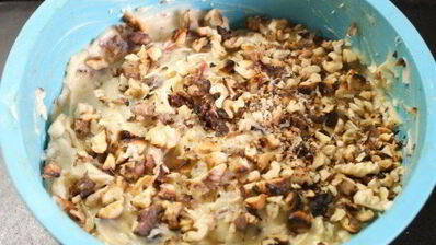 кекс ореховый с сухофруктами