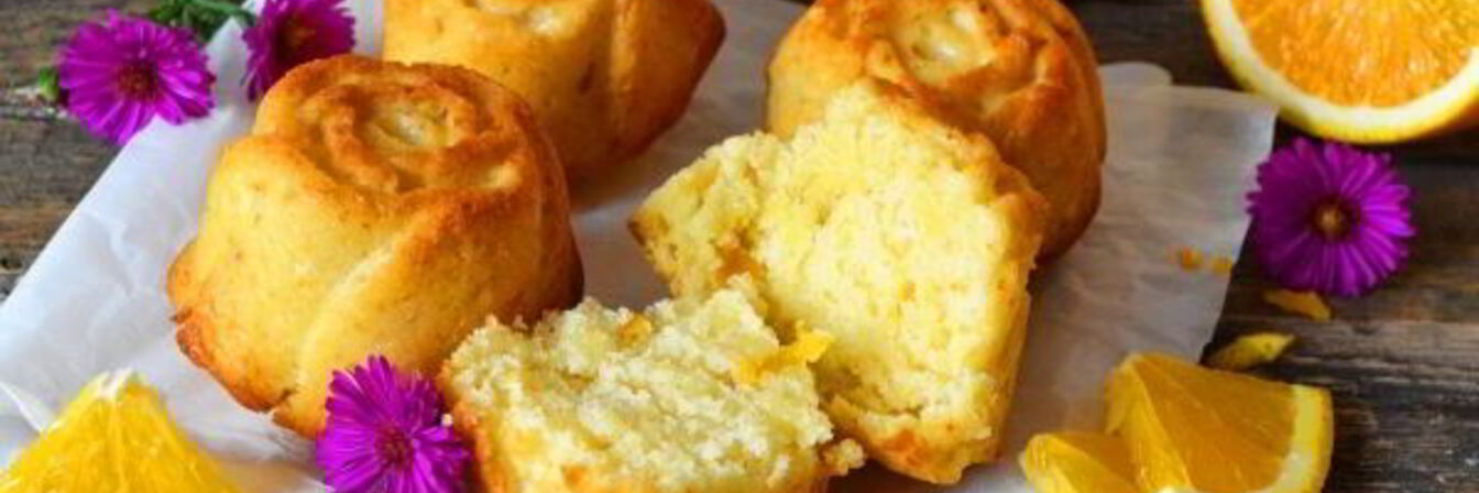 Кекс с апельсиновой цедрой