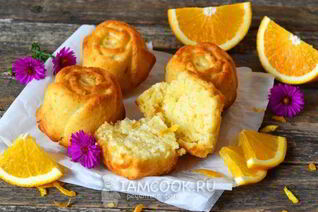 Кекс с апельсиновой цедрой