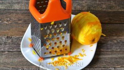 кекс с апельсиновой цедрой