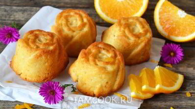 кекс с апельсиновой цедрой