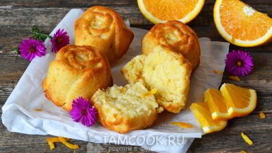 кекс с апельсиновой цедрой